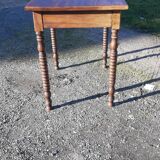 Walnut table 19th 1 drawer