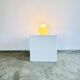 Daruma Picolla Model 5028 Milk Glass Sphere By Sergio Asti For Candle Milano, Italy 1980S