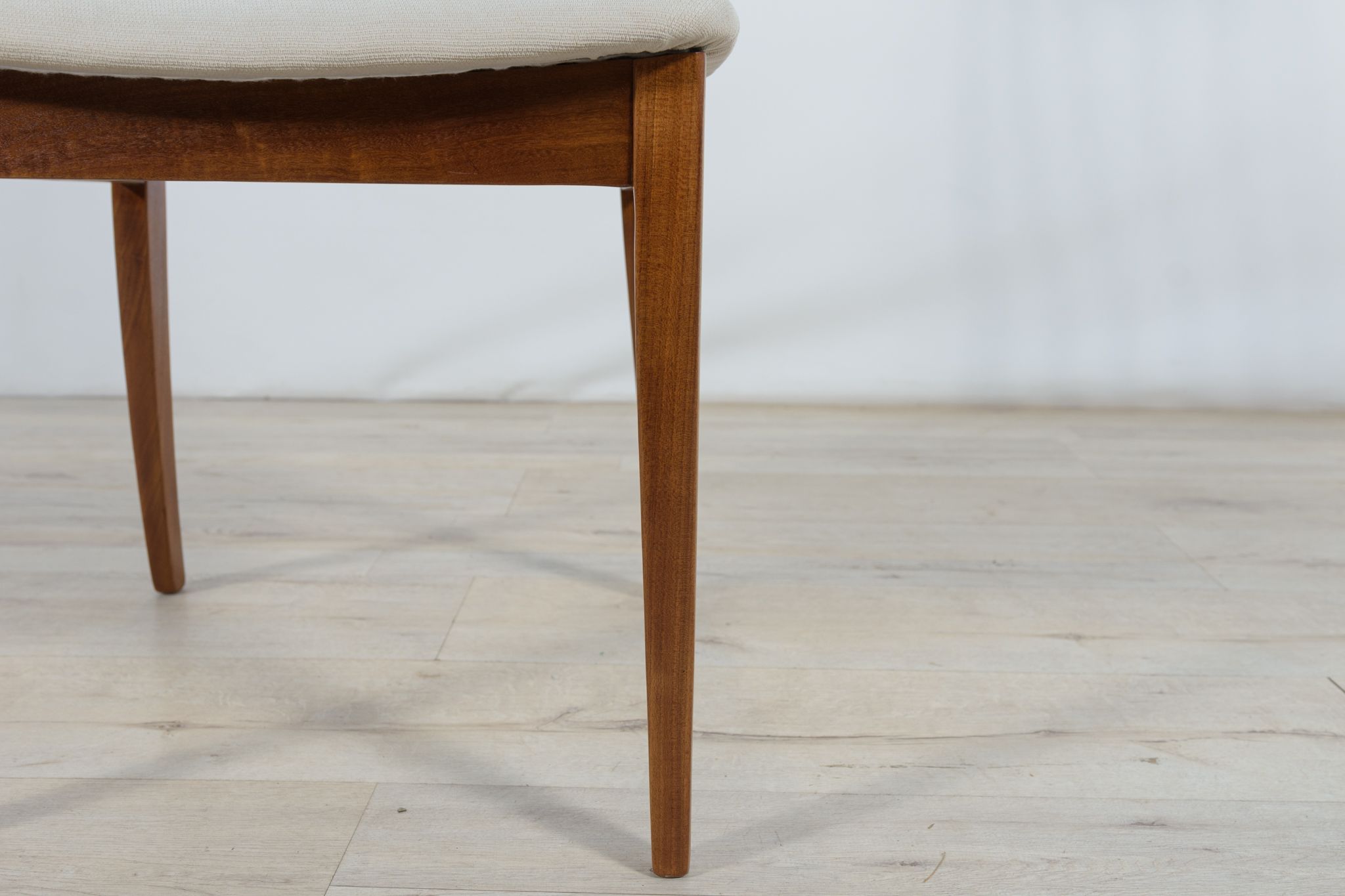 Mid-Century Teak and Fabric Dining Chairs by Leslie Dandy for G-Plan, 1960s, Set of 8