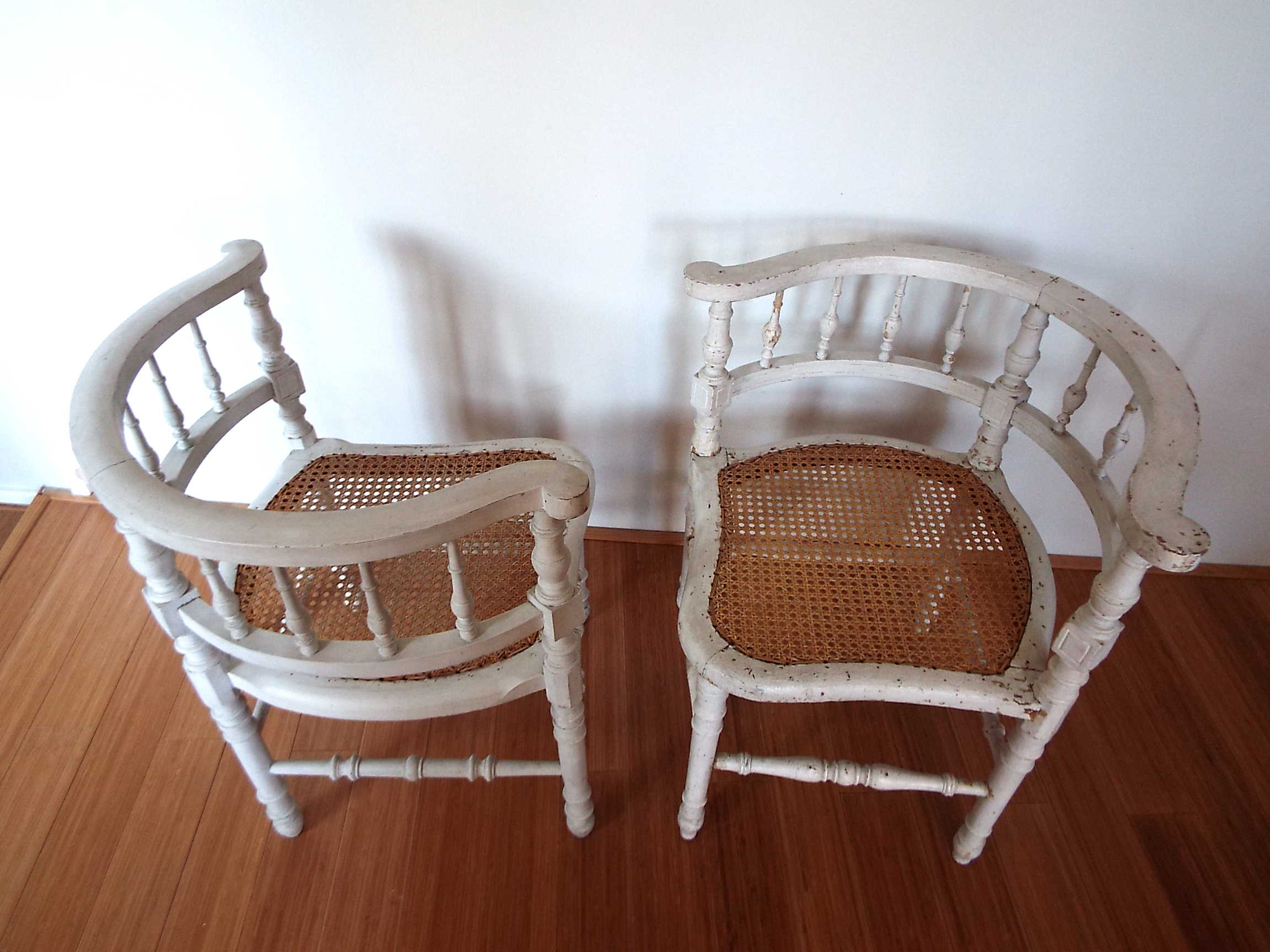 2 corner chairs