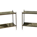 Maison BAGUÈS style - Pair of Side Tables