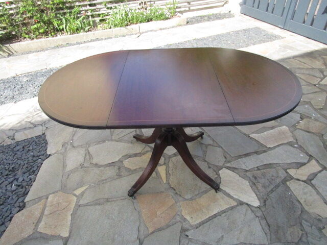Antique folding dining table