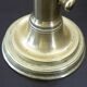 Golden brass candle holder