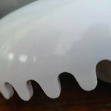 Mebel Clam ashtray from the 1970s by Alan Fletcher in white.