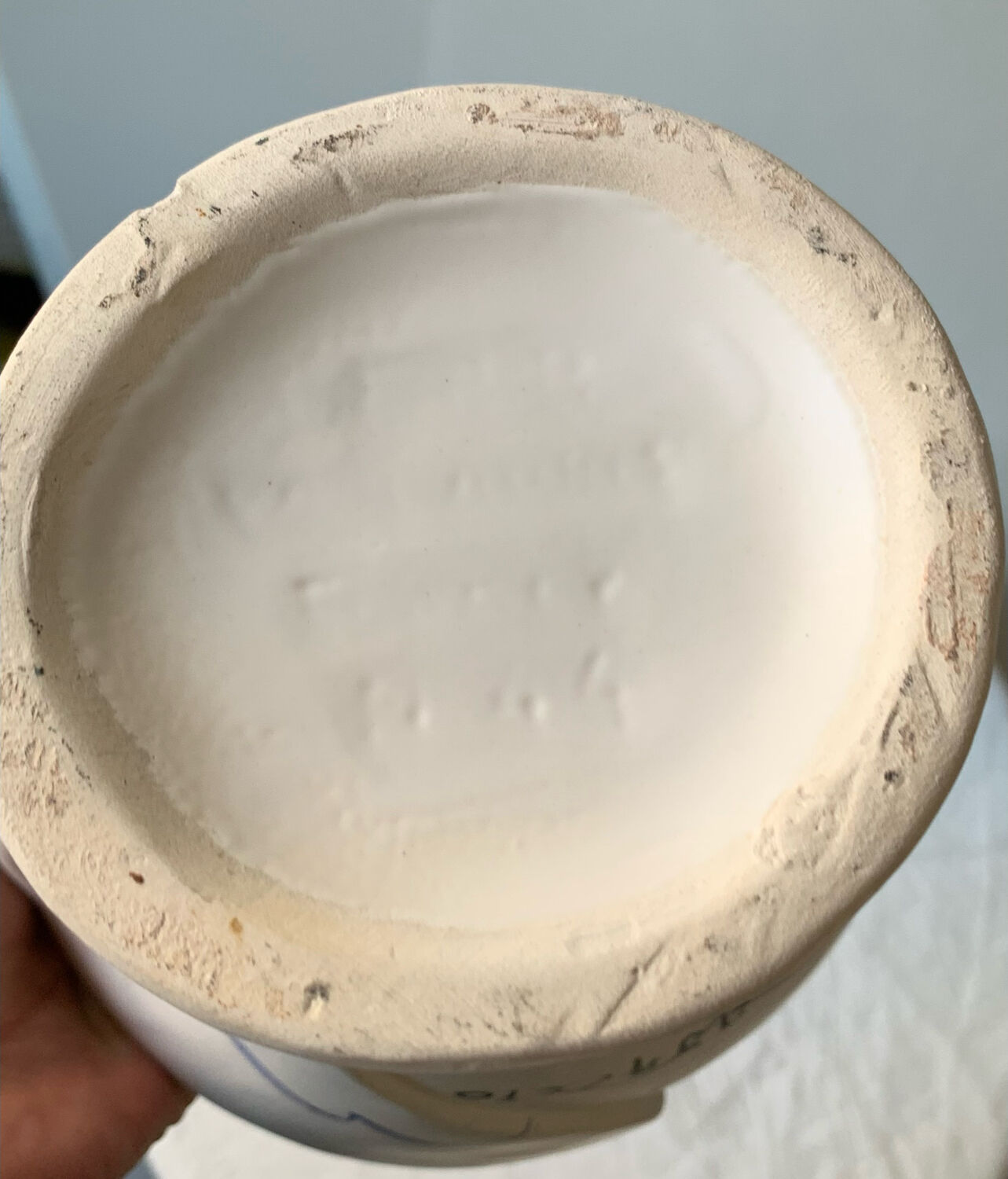 Old vintage Corsican ceramic vase