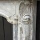 Louis XV fireplace in blue Turquin marble, 18th century.