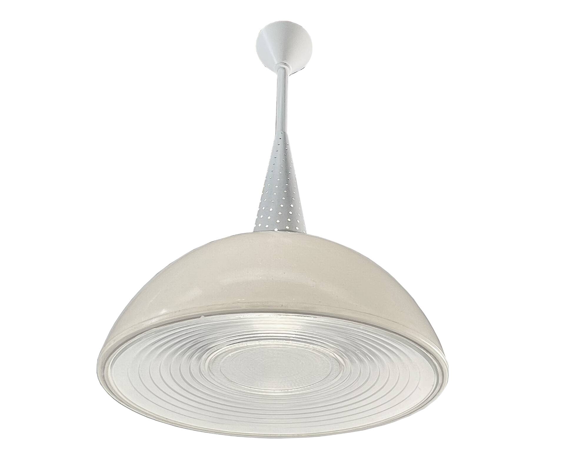 Vintage Modernist Suspension • Holophane • 1950