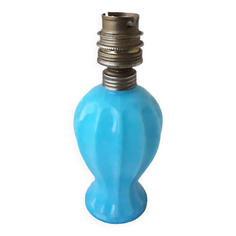 Opaline blue lamp base