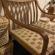 Fauteuil en bois restauré - assise en jute tressé