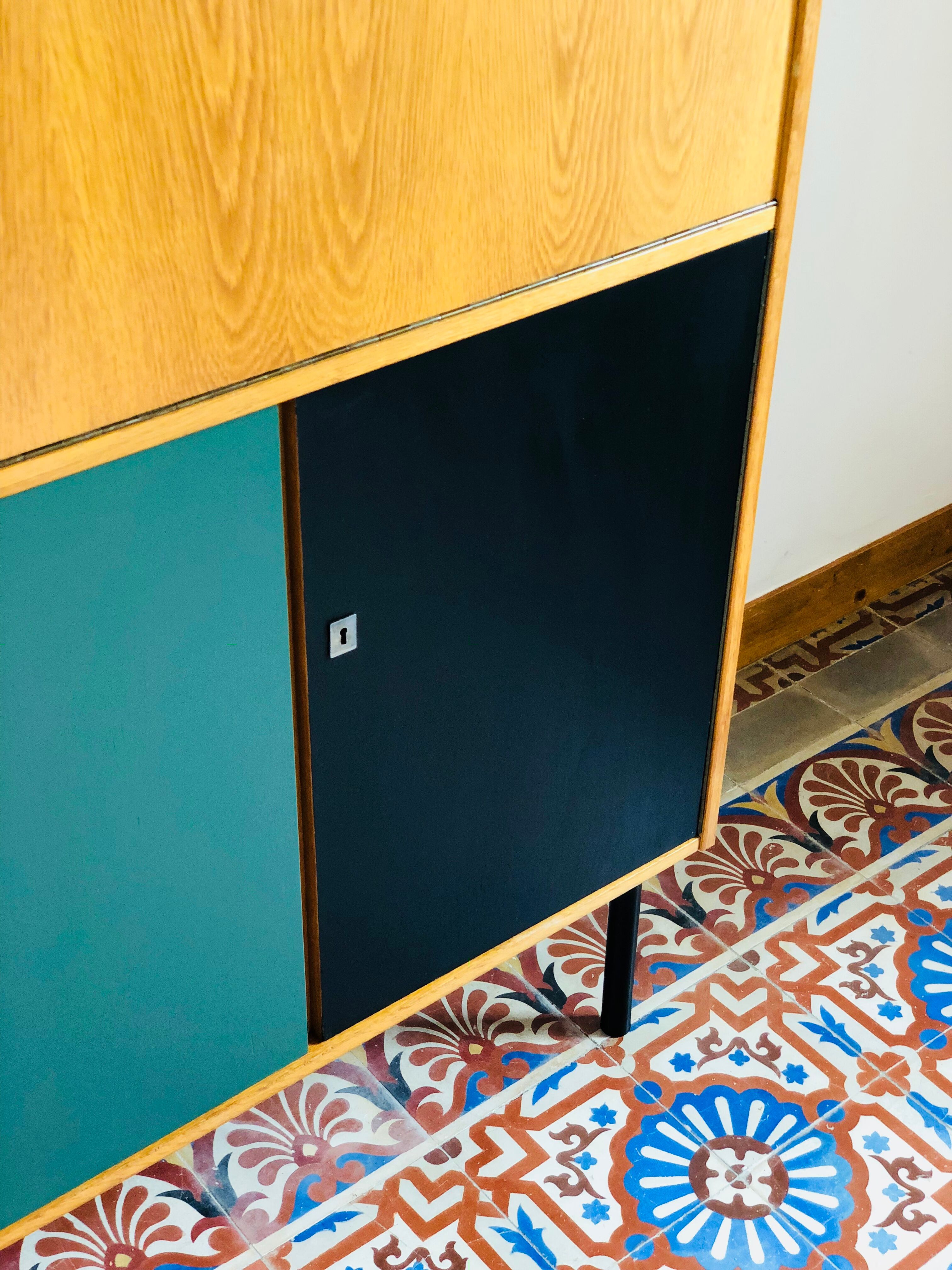 Vintage Secretary in oak 1960