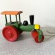 Wooden road roller tractor
