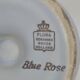 Vase Flora Keramiek Gouda Holland blue pink white 1881 Signed