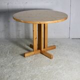 Charlotte Perriand (selection of ) for Les Arcs, pine table, France, circa 1960