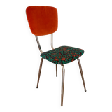Chaise vintage upcyclée - rainbow tree vert