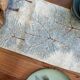 The Silver Alpine — Cream and Silver Matsu Pine Table Runner