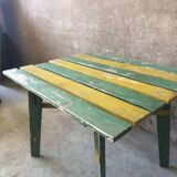 Vintage patinated garden table
