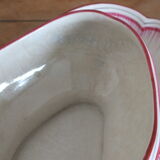 Old pink net sauce pot Lunéville KG China