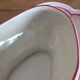 Old pink net sauce pot Lunéville KG China