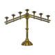 Church candelabra in gilded brass at the end of the 19th century