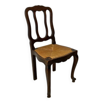 Chaises paillée 1900
