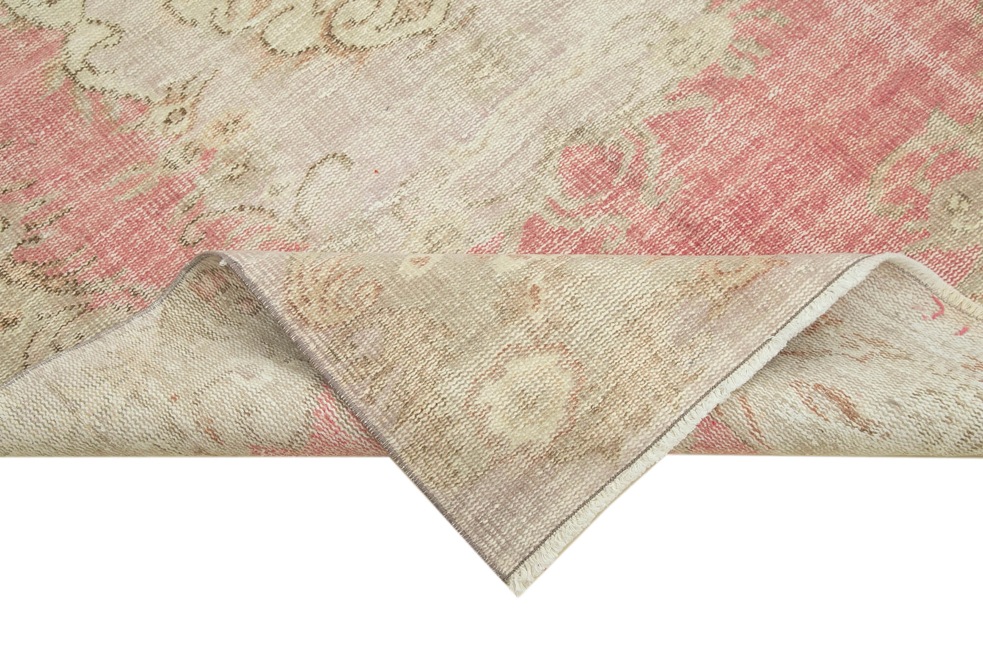 Tapis beige anatolien unique tissé à la main 147 cm x 231 cm - 38882