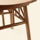 Mango wood stool Louis Barthelemy