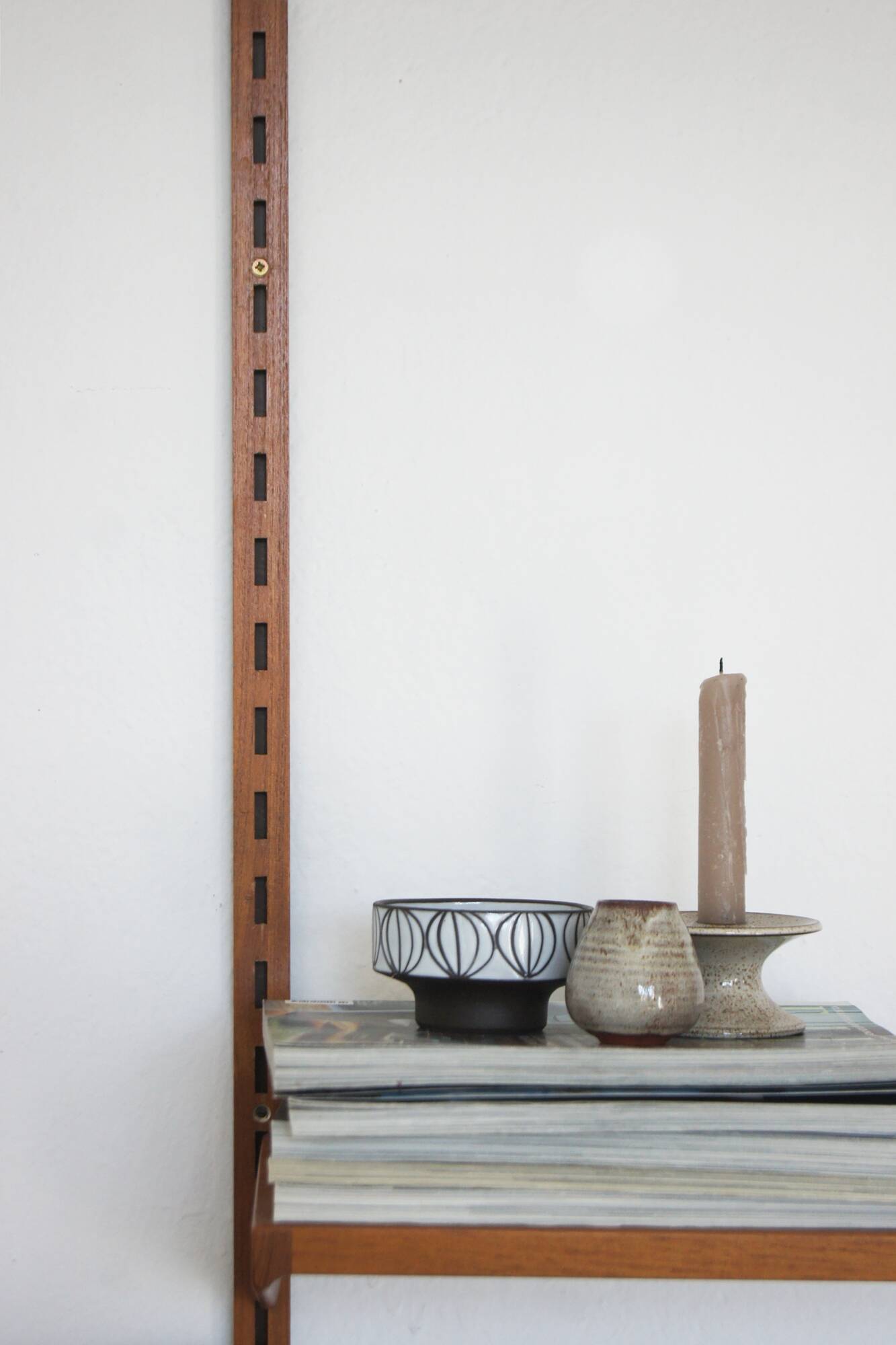 Mid-Century Shelves & Wall Units & Desk by Kai Kristiansen for FM Mobler, 1