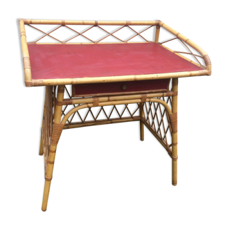 Bureau en rotin