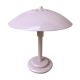 Lamp mushroom aluminor metal rose france 70s vintage