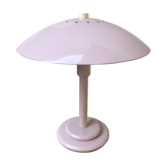 Lampe champignon aluminor métal rose france années 70 vintage