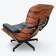 Black & Palisander Santos Herman Miller Original Eames Lounge Chair & Ottoman