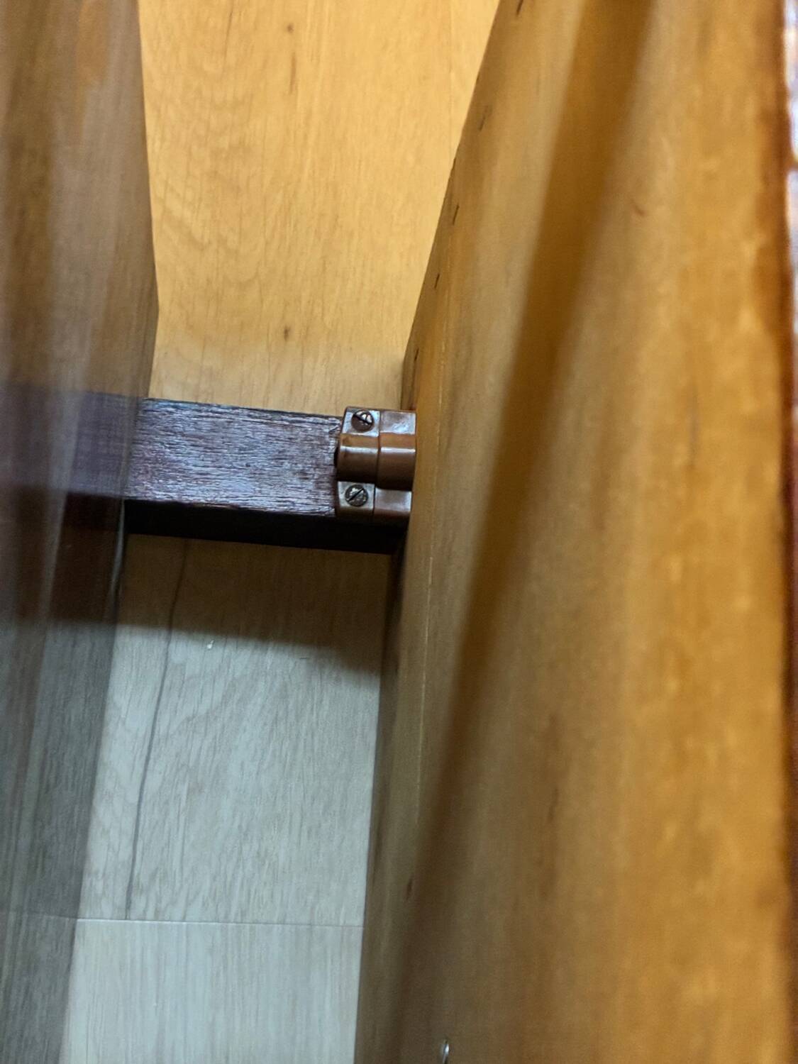 Coffee table in wood and ceramic tiles, Vallauris style