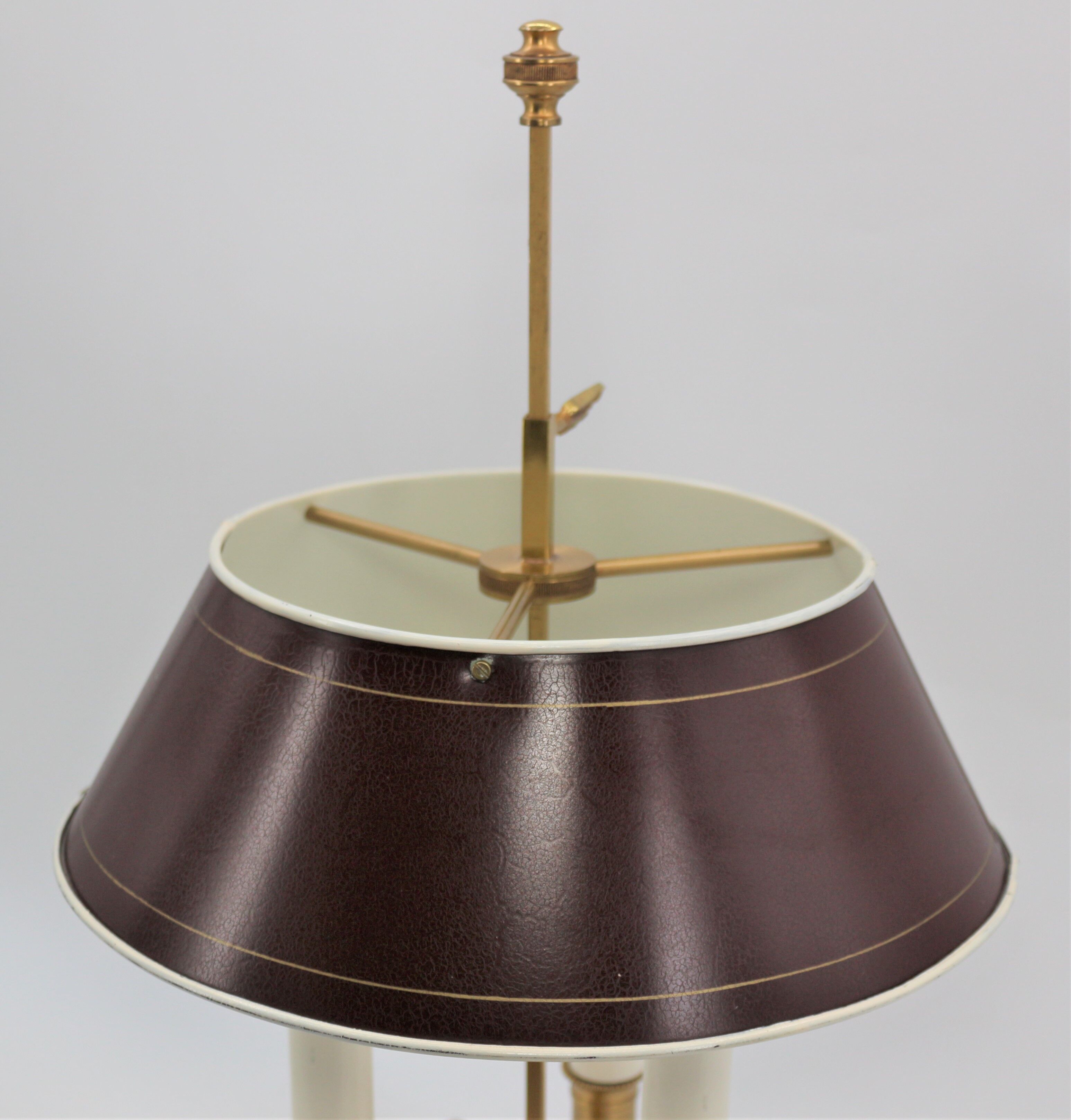 Empire-style gilded bronze hot water lamp