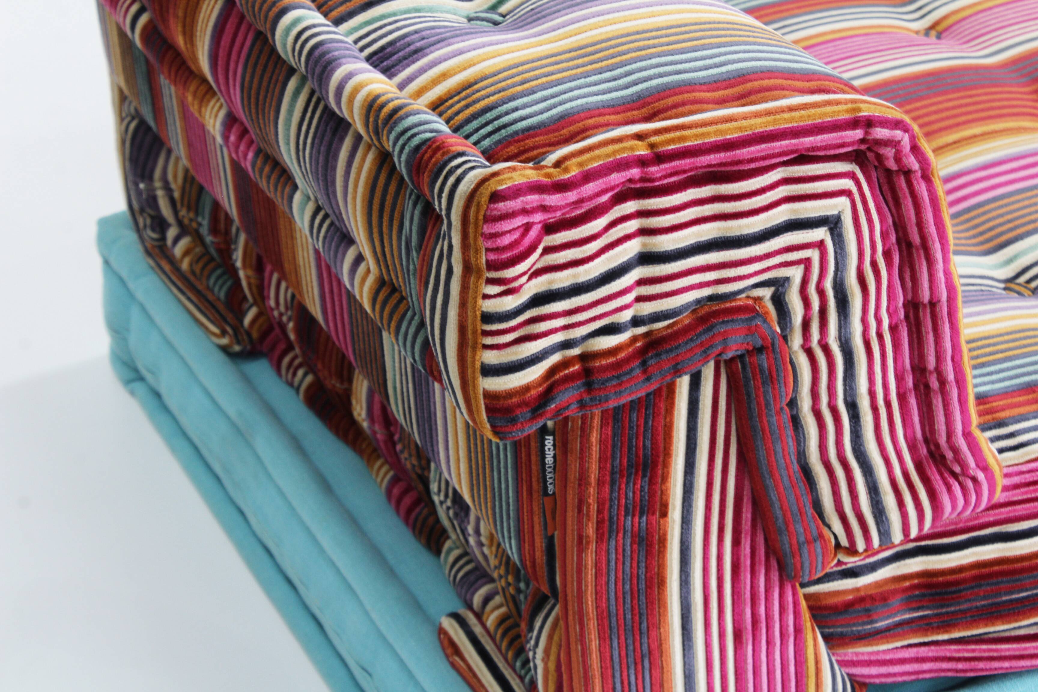 Roche Bobois Mah Jong sofa Missoni fabric design by Hans Hopfer , set of 14