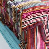 Roche Bobois Mah Jong sofa Missoni fabric design by Hans Hopfer , set of 14
