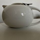 Space Age Porcelain and Steel Teapot