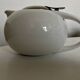 Space Age Porcelain and Steel Teapot