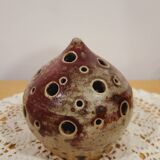 Stoneware flower picker ball