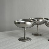set of 6 18/10 stainless steel metal bowls