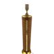 Hollywood regency brass and Vienna straw lamp base, Italy 1970's