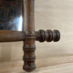 Mirror 45x51cm rectangular wood imitation bamboo 1960