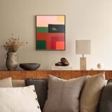 Contemporary abstract "retro composition" by Bodasca