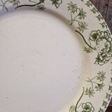 Old flat plate Sarreguemines