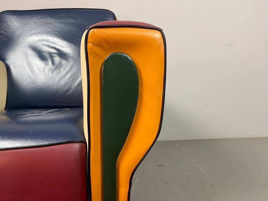 Peter van Zoetendaal “Hip Hop” Armchair, Dutch Postmodern Design.