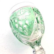 Coloured stem glass Anna Hutte (Germany) Model Asti