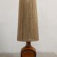Vintage ceramic lamp and jute rope