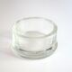 Lumax tempered glass round ashtray, 50s