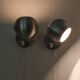 Pair of eyeball wall lamps by Aluminor 1970s
