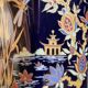 22K three piece set, Echt Cobalt Bareuter Bavaria Germany