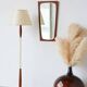 Lampadaire vintage teck années 60 | design & restauration